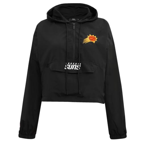 Chaqueta deportiva negra de mujer NBA Classic talla XL cortavientos transpirable suelta