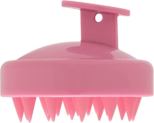 Image of VALKYRIE Shampoo Brush, Silicone Scalp Massager Head Massager, Soft Scalp Brush Hair Scrubber Scalp Exfoliator Tool for Hair Care Dandruff Removal Hair Growth for Men Women Kids Pets (PINK-35)