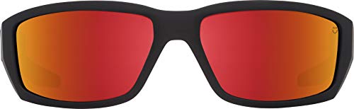 Spy Optic Dirty Mo Sunglasses for Men and for Women | Polarized Styles Available | Shatter Resistant Lenses | Patented Happy Lens Tech (Matte Black - Happy Rose w/Red Spectra Mirror)2