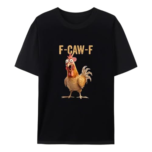 T-shirt imprimé poulet ample parfait pour vos sorties décontractées