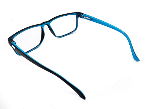 Image of EFERMONE Blue Ray Cut Light Filter Computer Glasses With Antiglare for Eye Protection (Zero Power, Blue Coated)