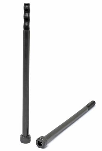 Image of iexcell 5 Pcs M8 x 160mm Partially Threaded Thread Pitch 1.25 mm Alloy Steel 12.9 Grade Hex Socket Head Cap Screws Bolts Kit, Black Oxide Finish