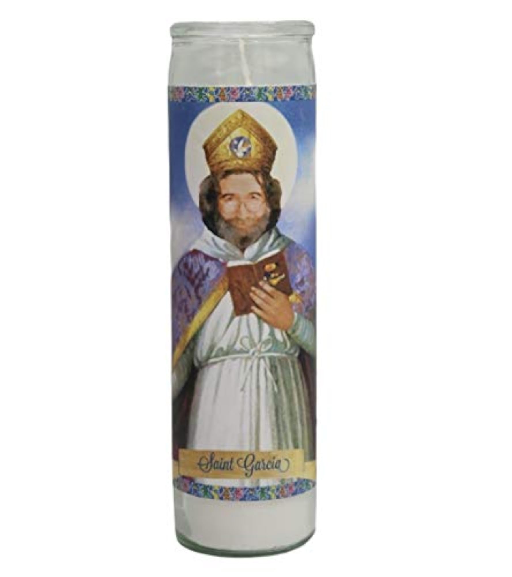 Jerry Garcia Devotional Prayer Saint Candle