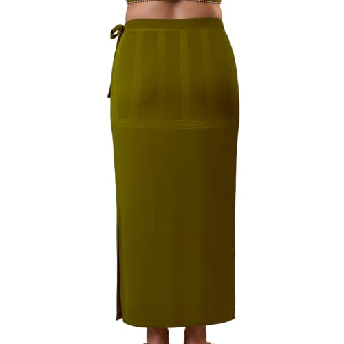 Image of dermawear Women Blended Fabric Saree Shapewear Petticoat (SS-406)