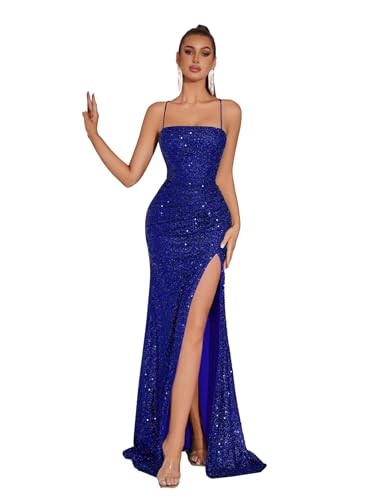 Elegant Evening Dress Women Party Long Formal Dress Sequined Strap Ladies Gown Bodycon Floor Length Female Outfits