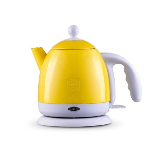 Kettle, Tetera Eléctrica de Acero Inoxidable 1L Amarilla