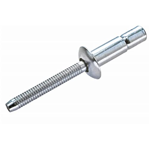 A810-ML, Goebel, M-Lock Rivets (Goebel), Diameter: 0.250 Inch, GR Range: 0.080-0.625 Inch, Dome HD, Body Material: Alum,