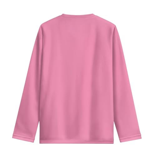 Image of Girls Basic Tee Shirts Outdoor Long Sleeve Shirt Winter Clothes Size 3-16 Top Fall Clothes Gift for Holiday