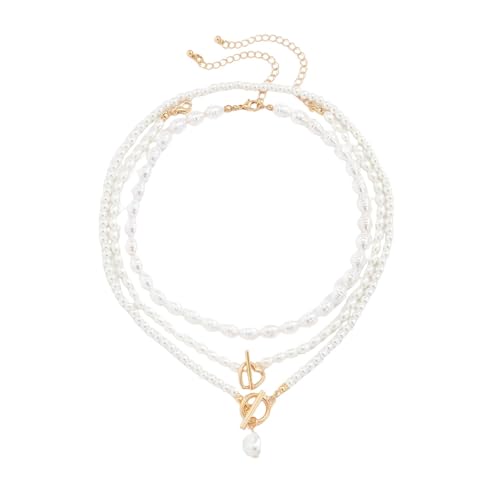 Collar para hombre y gargantilla de perlas mujer con colgante de joyería