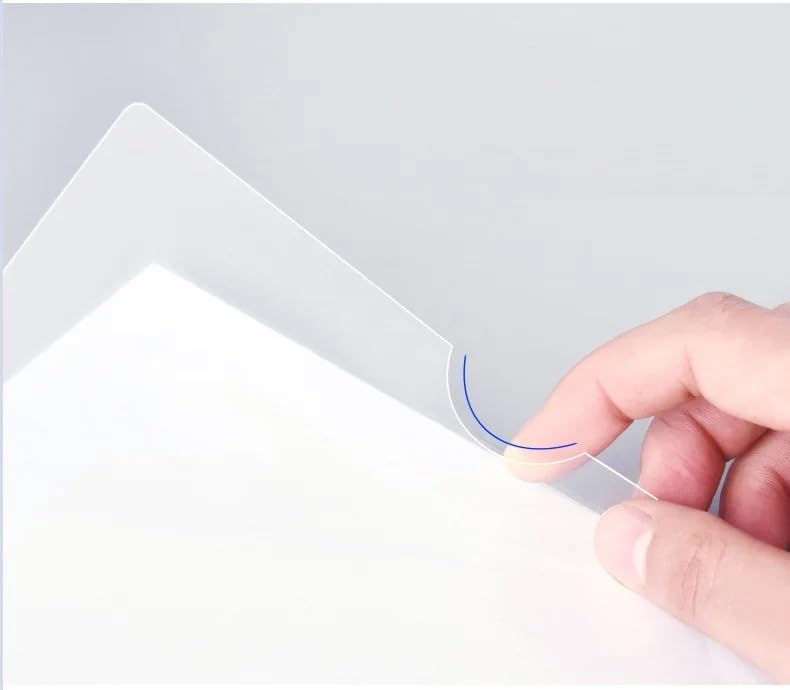 ANG Plastic Strip File Folder for Document Sliding Bar Report Covers,30 Sheet Capacity, Transparent Resume Presentation File Folders Organizer Binder for A4 Size Paper Patti File (Transparent, 10) 3