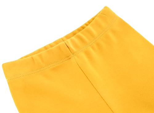 Image of Lilax Girls' Basic Solid Full Length Cotton Soft Leggings
