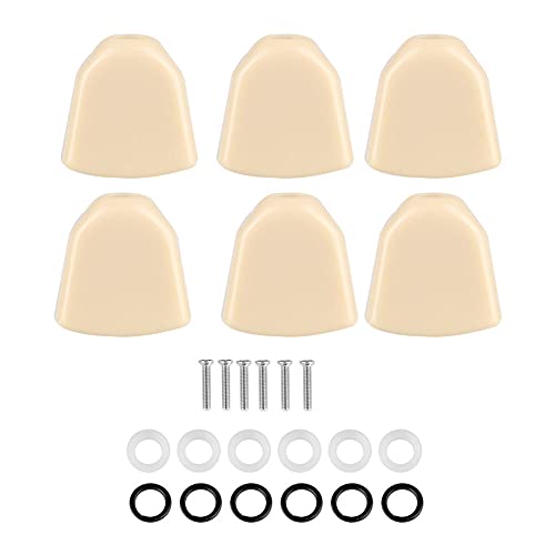 6 PCS/Set Botones de Clavija de Afinación Acrílico para Guitarra Acústica Eléctrica y Bajos Reemplazo...