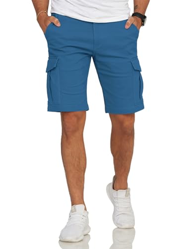 JACK & JONES Infinity Herren Cargoshorts Joe Freizeithose Shorts Kurze Hose (DE/NL/SE/PL, Alphanumerisch, XL, Regular, Regular, Dark Blue)