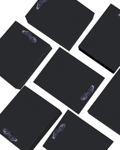 50% Off 48-Pack Deep Black Gift Bags with Tissue Paper - Image 5