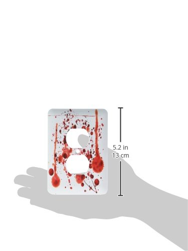 Faux sang éclaboussures pour interrupteur lavable et durable pour protéger et décorer vos murs