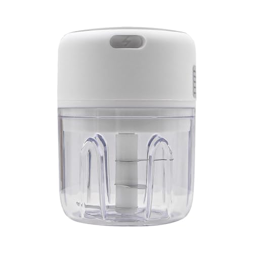 Tiardey Hachoir électrique 250 ml Mini hachoir à viande portable sans fil avec chargement USB pour légumes, noix, fruits, viande, etc