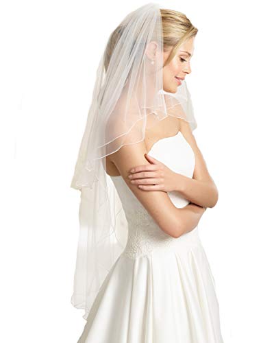Zauberkutsche IVORY - Smerigliatrice da sposa, a 2 strati, 110/70 cm, colore: Crema