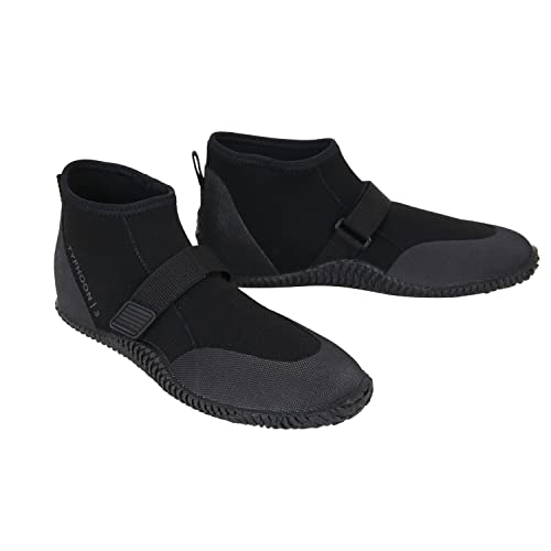 Typhoon Storm 3mm Wetsuit Shoes Shoe - Black - Easy Stretch - Unisex - Glued and blindstitch Construction