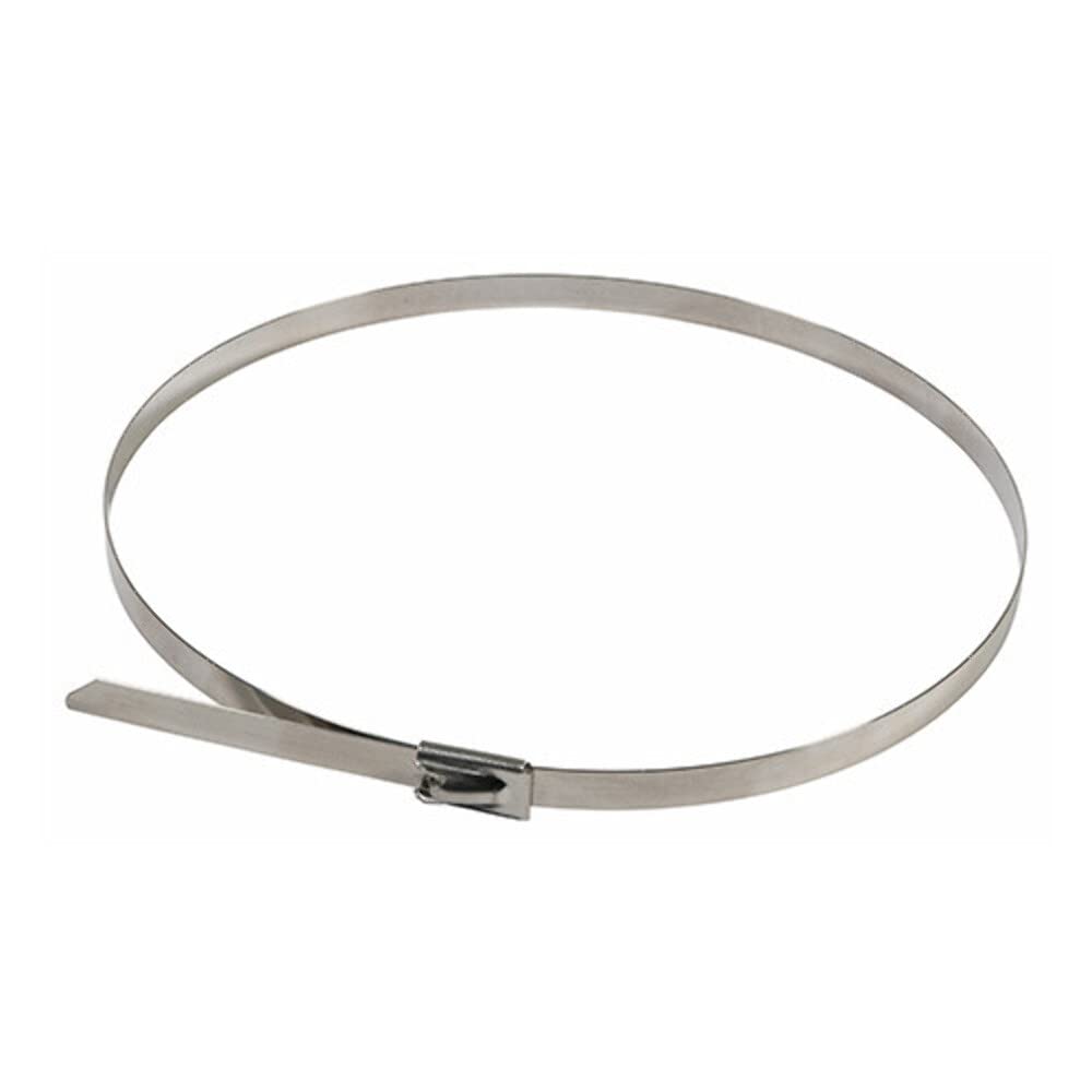 Serre-câble inox 4.6 x 350 mm TIMCO collier de serrage métallique pour jardin et tuyaux