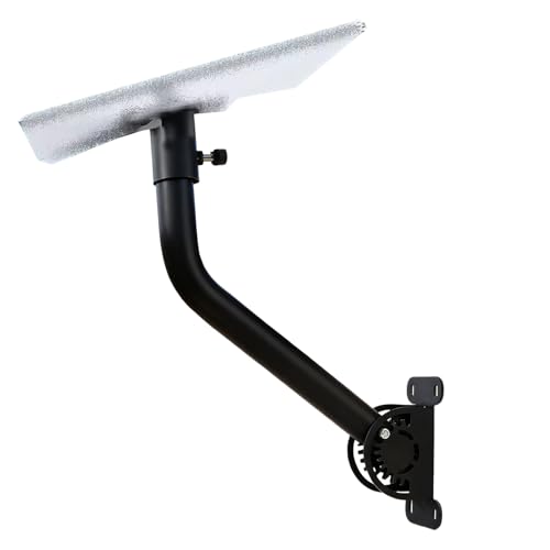 屋外アンテナ マウント - コンパクトな金属製の精密取り付けブラケット、RV ルーフ サテライト ホルダー |耐久性のある壁または屋根マウント |キャンプ用 旅行用 家庭用 屋外用 衛星設置用 車両用