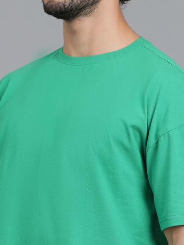 Image of KOTTY Men's Solid Oversized Fit T-Shirt
