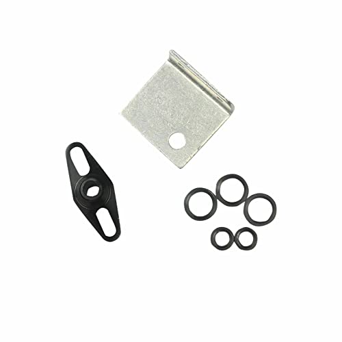 Aikosin Universal Adjustable Aluminum Fuel Pressure Regulator Kit Oil 0-100psi Gauge -6AN 6AN Fuel Line Hose Fitting Connectors Kit Black by Aikosin - Image 8