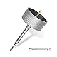Bohrkrone 150mm SDS Plus set,M22 Gewinde SDS plus Adapter 220mm und Zentrierbohrer 8x110mm,Wandlochsägebohrer für Mauerwerk Natursteine Sandsteine Kunststeine Beton Marmor(150mm)