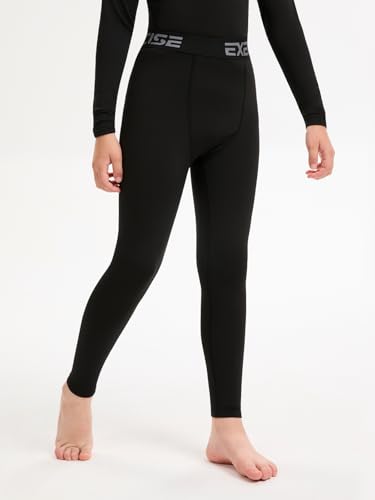 5-6 Packs Boys Compression Leggings, Youth Compression Pants Tights, Boys Leggings Base Layer for Sports2