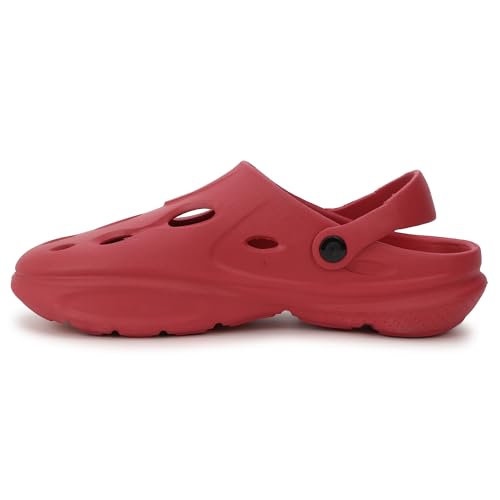 Image of CHUPPS Gator Clogs for Men | Lightweight EVA Clogs | Anti-Slip Sole | Cushioned Footbed | Breathable Ventilation | Adjustable Back Strap | Waterproof Casual Garden Clogs for Men