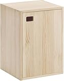 Neutre ASTIGARRAGA 75281 Meuble DINAMIC 1 Porte, Module Vertical pin Massif, Bois, Neutre, 36,200000000000003 x 33 x 70,8 cm