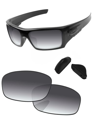Image of Replacement Lenses & Nosepads for Oakley Si Ballistic Det Cord OO9253 61mm - Precision Fit, UV & Impact Resistant
