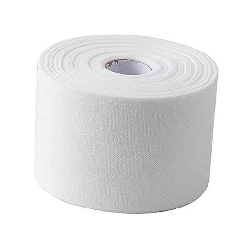 STAHAD 1 Rollo De Toallita De Algodón Toalla Removedora De Tela De Maquillaje Toallas De Rizo Para Limpiar Una Sola Vez Almohadillas De Algodón Para La Toalla Húmeda Y Seca Toalla