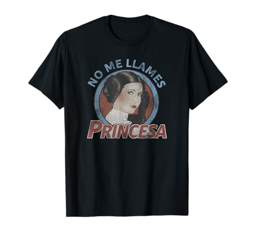 T-shirt Star Wars Princess Leia espagnol en coton pour fan de la saga culte