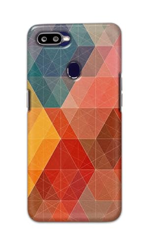 Image of Printed Hard Back Cover Case for Oppo F9 | Oppo F9 Pro | Realme U1 Back Cover (Crumpled Design) -1111