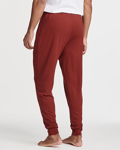 Image of Real Essentials 3 Pack: Men's Soft Lounge Sleep Joggers - Pajama Pants Drawstring & Pockets (Available in Big & Tall)