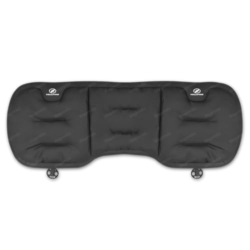 ヴェルファイア(VELLFIRE) 車用 シートカバーセット カーシートカバー 座布団 ヴェルファイア 20系 30系 40系 車腰クッション ランバーサポート ファッション背もたれ 滑り止め 通気 運転席用 助手席用 リアシート (ブラック,1個 後席一