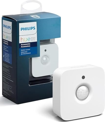 Image of Philips Hue Motion Sensor, Exclusively for Philips Hue Smart Lights, 1-Pack | No-Wire Installation, Magnetic Mount or Screw Setup, Comes with Two AAA Batteries, Smart Home