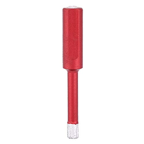 Broca de diamante para cerámica, vidrio y piedra, broca seca para perforación sin agua, diámetro 6 mm miniatura 1