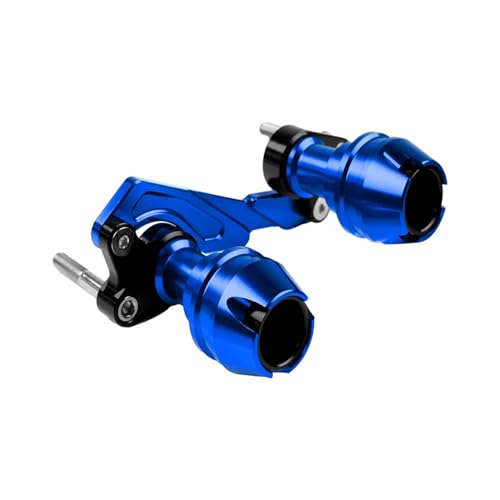 Image of Vagary Fork Slider -Anti Crash Protector Rear Fork Wheel Slider for Yamaha Aerox 155 (Blue)
