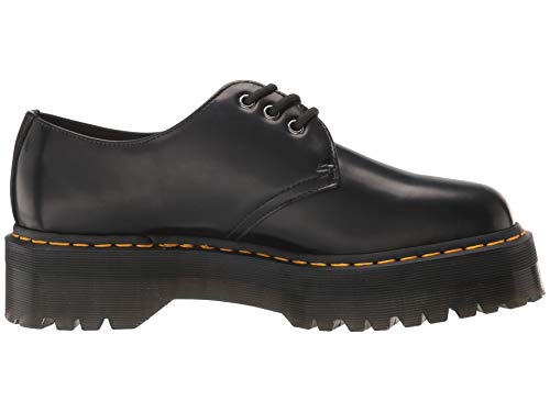 Image of Dr. Martens Womens 1461 Quad Smooth Leather Platform Shoes