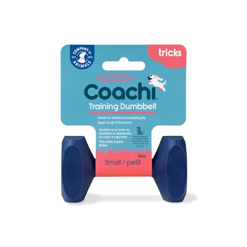 Coachi Training Dumbbell, galleggiante, lancio a lungo raggio, gioco classico per il riporto, addestramento cuccioli e da caccia. Accessorio per cani, super resistente. Per cani di taglia piccola.