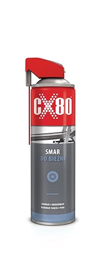 CX80 | Laufband Schmiermittel | Silikonspray für Laufbänder & Fitnessgeräte | Reduziert Reibung & Quietschen | Schutz vor Korrosion & Rissbildung | 500 ml DuoSpray CX80 | Laufband Schmiermittel | Silikonspray für Laufbänder & Fitnessgeräte | Reduziert Reibung & Quietschen | Schutz vor Korrosion & Rissbildung | 500 ml DuoSpray