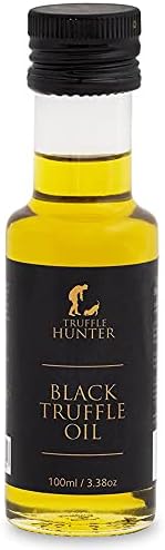 TruffleHunter - Black Truffle Oil - Extra Virgin Olive Oil for Cooking & Seasoning - 3.38 Oz