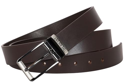 Image of HORNBULL Mens Tosca Leather Belt | Top Grain Formal and Casual Mens Belt
