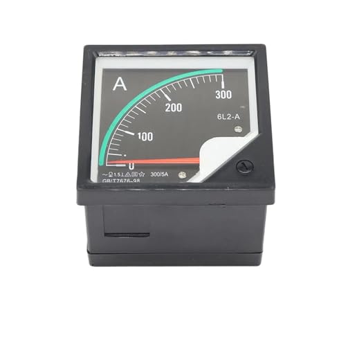 Ampèremètre à aiguille 6L2-A 100A pour tableau électrique 80x80 mm