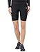 Ultrasport Quick Dry Pantalon court de course Femme, Noir/Rose Néon, Large