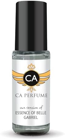 CA Perfume Impression of Essence of Belle Gabriel for Women Perfume Oil Floral Woody Musk Long Lasting Perfumes for Women Travel Size Mini Perfume Sample TSA Ready Body Oil Roll-on 0.14 Fl Oz 4ml