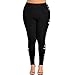 MORCHAN ❤ Femmes Taille Plus Leggings Sexy Pantalons Imprimer élastique Yoga Fitness Sport Pantalons Jeans Combinaisons Pantalon Collants Courts Knickerbockers(2XL,Noir)