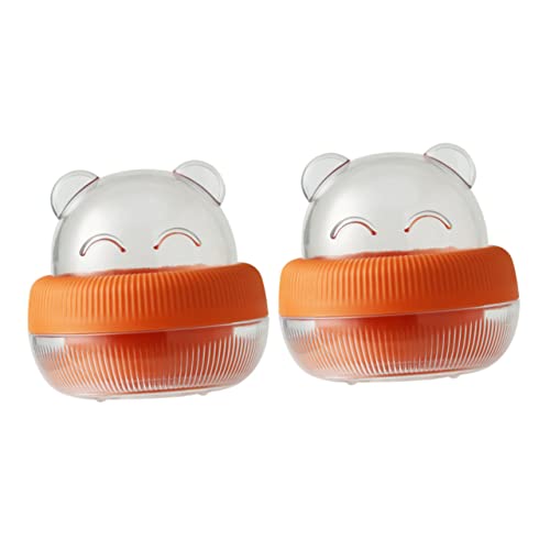 OSOLADY 2 ۑ CNAbvX|WRei eptۑe  σX|WP[X Beauty Sponge Holder Orange