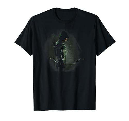 Green Arrow TV Series In The Shadows T-Shirt, Homme, Noir, M
